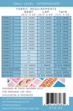 The Tessa Quilt Pattern by Kitchen Table Quilting