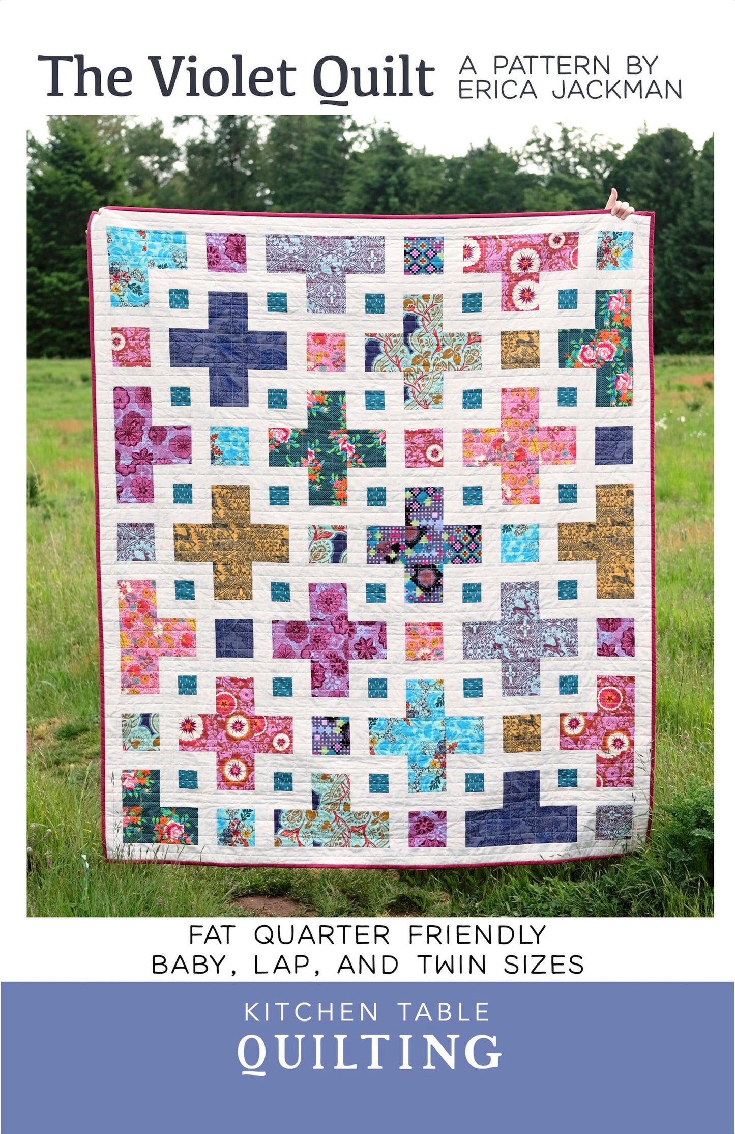 The Violet Quilt Pattern by Kitchen Table Quilting