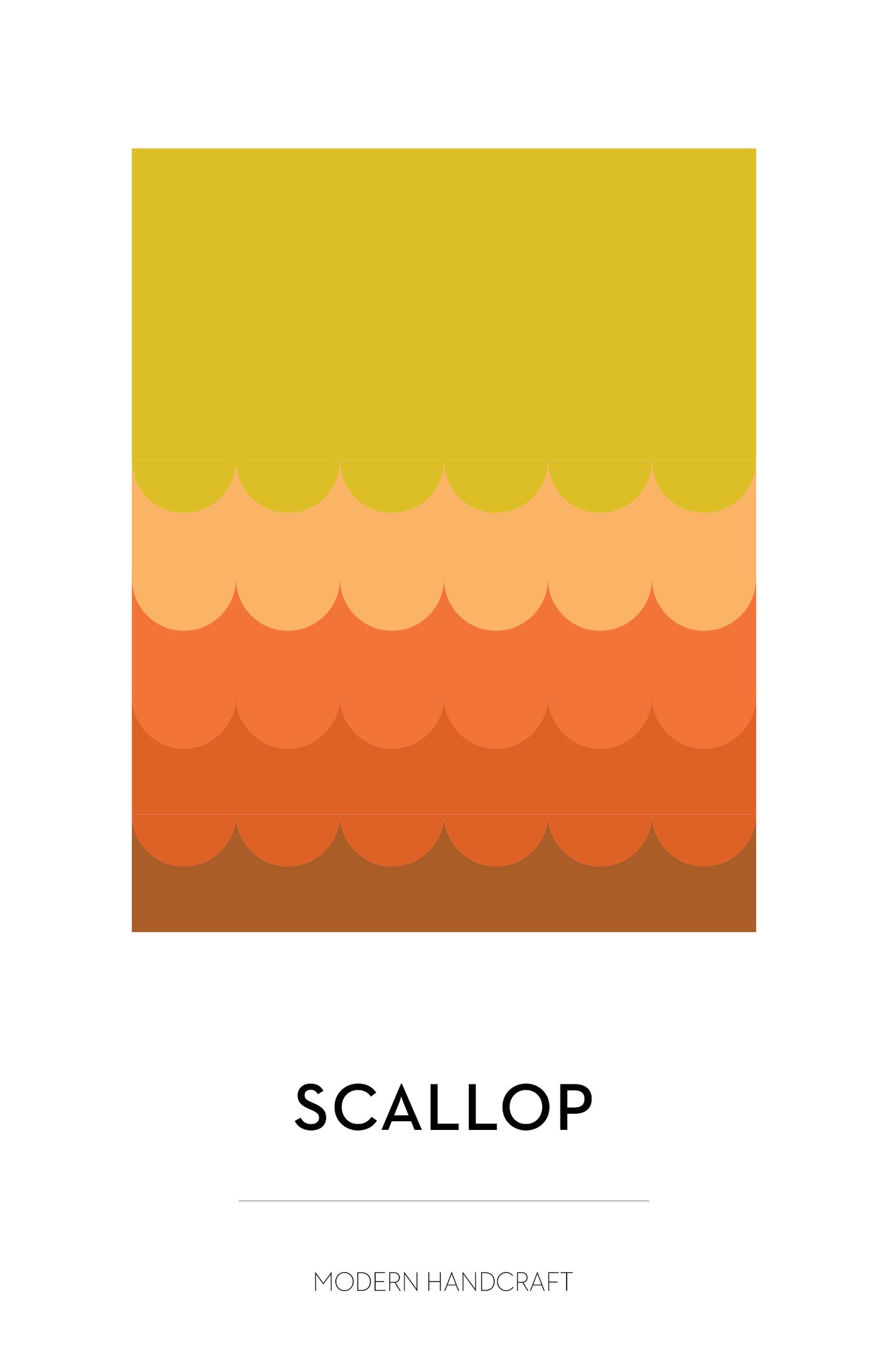 Scallop Quilt Pattern by Modern Handcraft