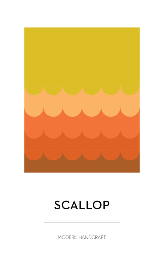 Scallop Quilt Pattern by Modern Handcraft
