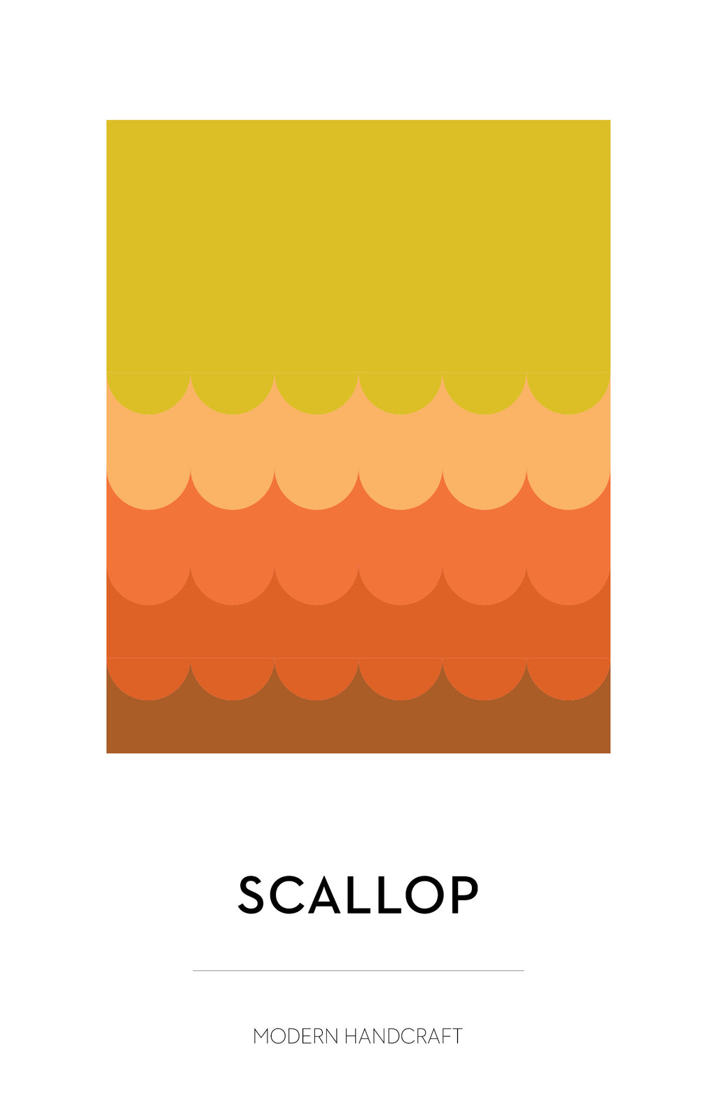 Scallop Quilt Pattern by Modern Handcraft