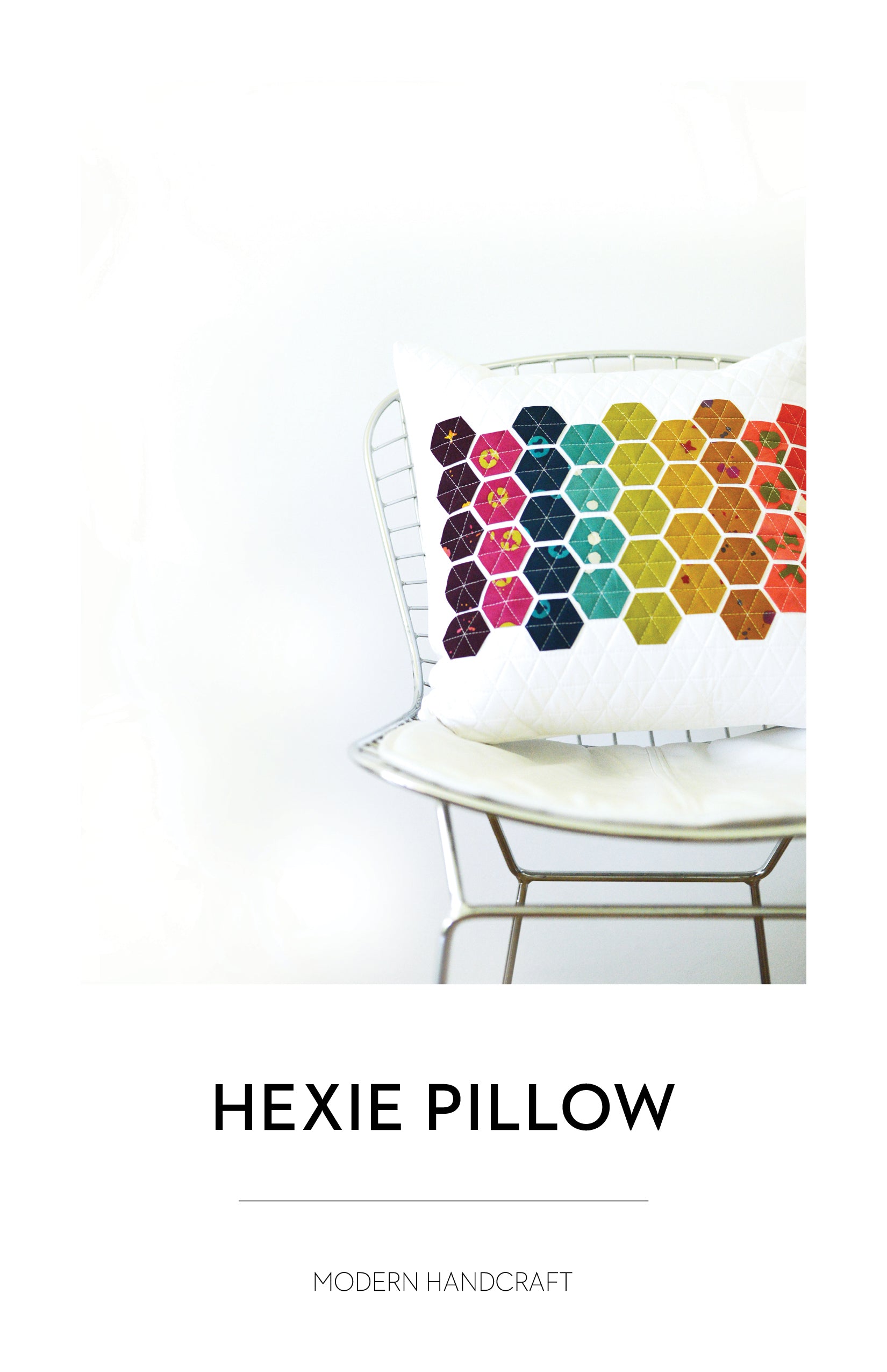 Hexie Pillow Sewing Pattern by Modern Handcraft