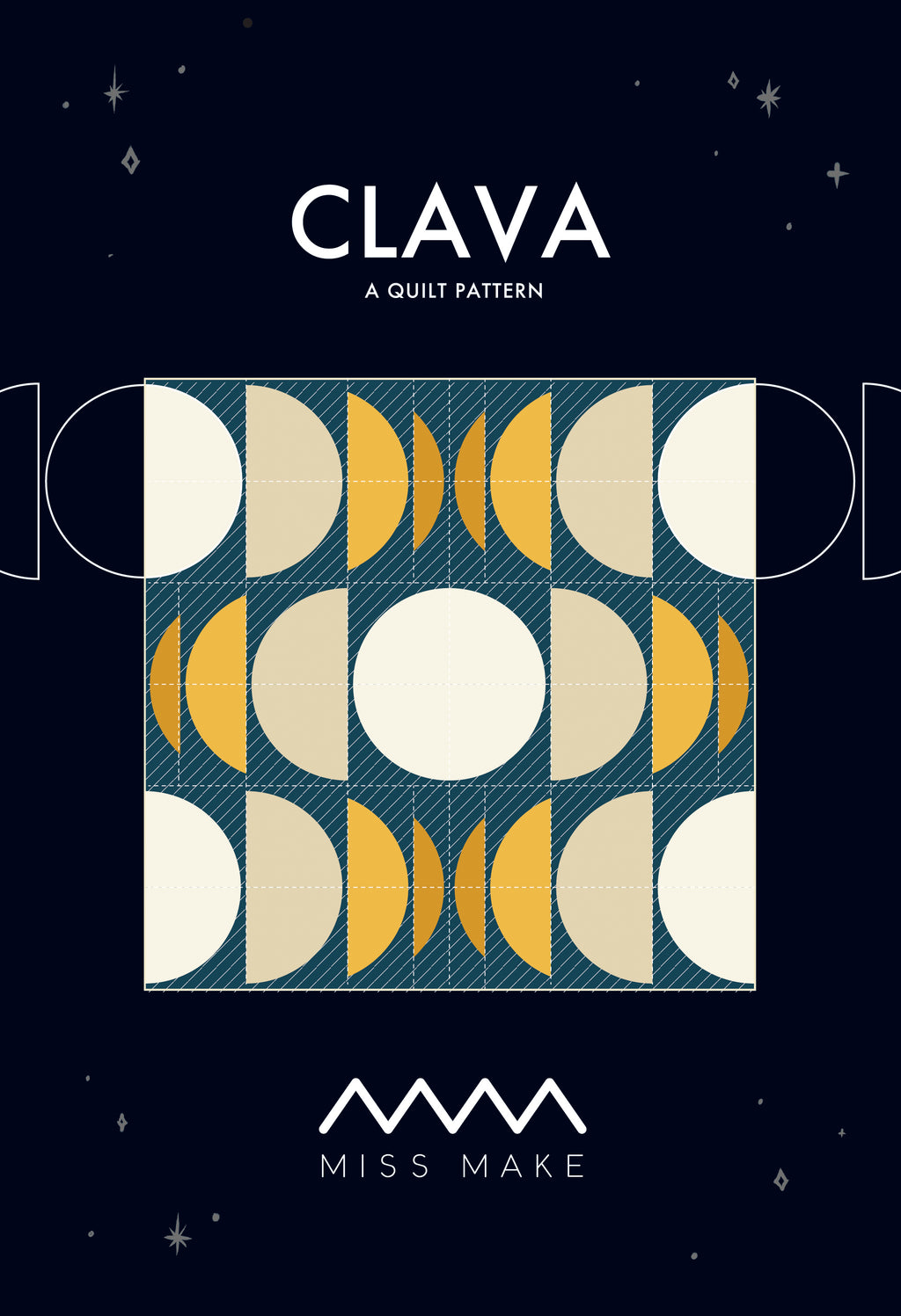 Clava Quilt Pattern by Miss Make