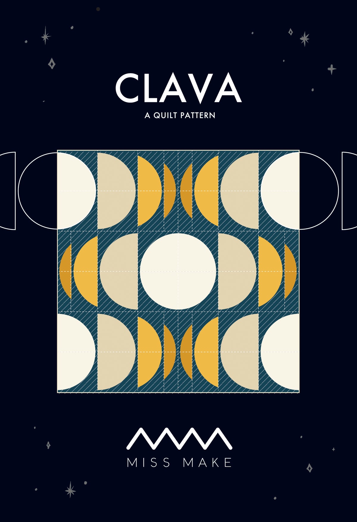 Clava Quilt Pattern by Miss Make