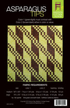 Asparagus Tips Quilt Pattern by Madison Cottage Design