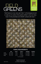 Field Greens Quilt Pattern by Madison Cottage Design