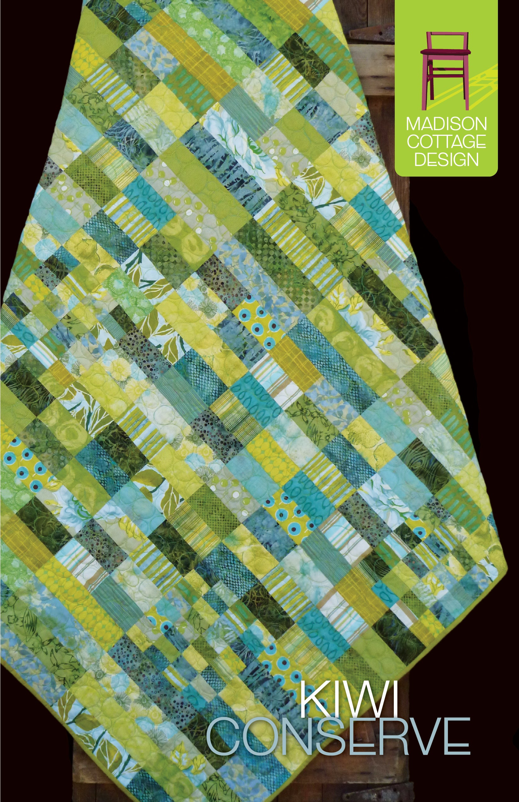 Kiwi Conserve Quilt Pattern by Madison Cottage Design