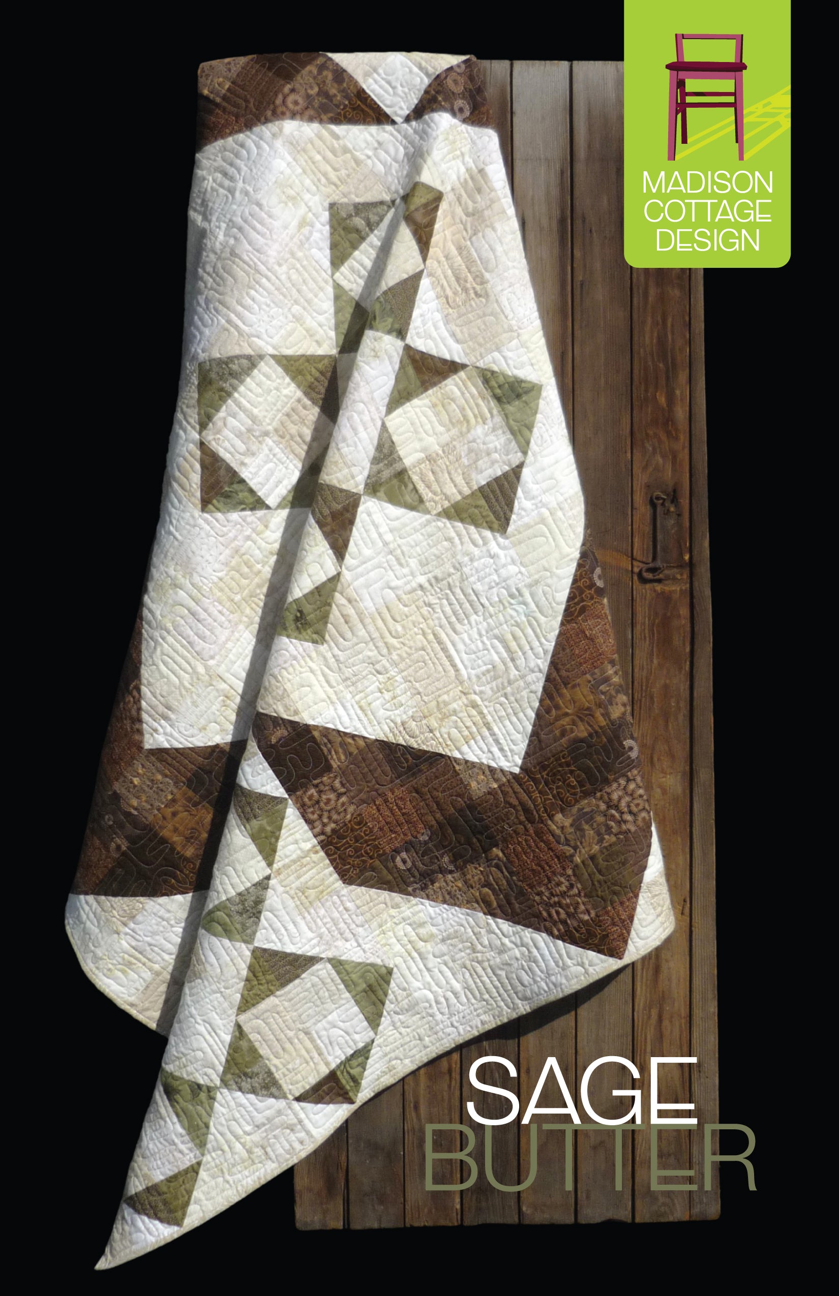 Sage Butter Quilt Pattern by Madison Cottage Design