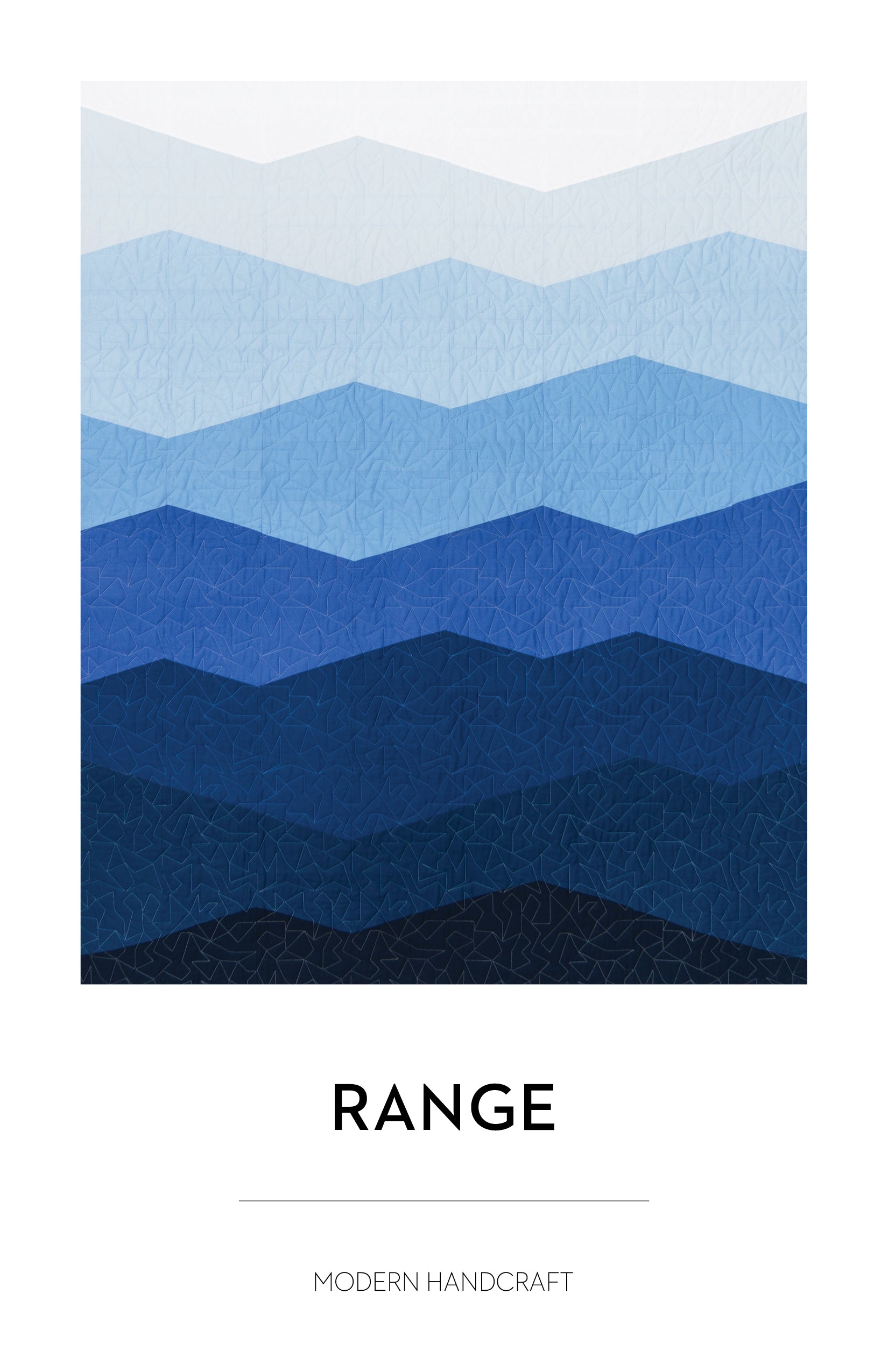 Range Quilt Pattern by Modern Handcraft