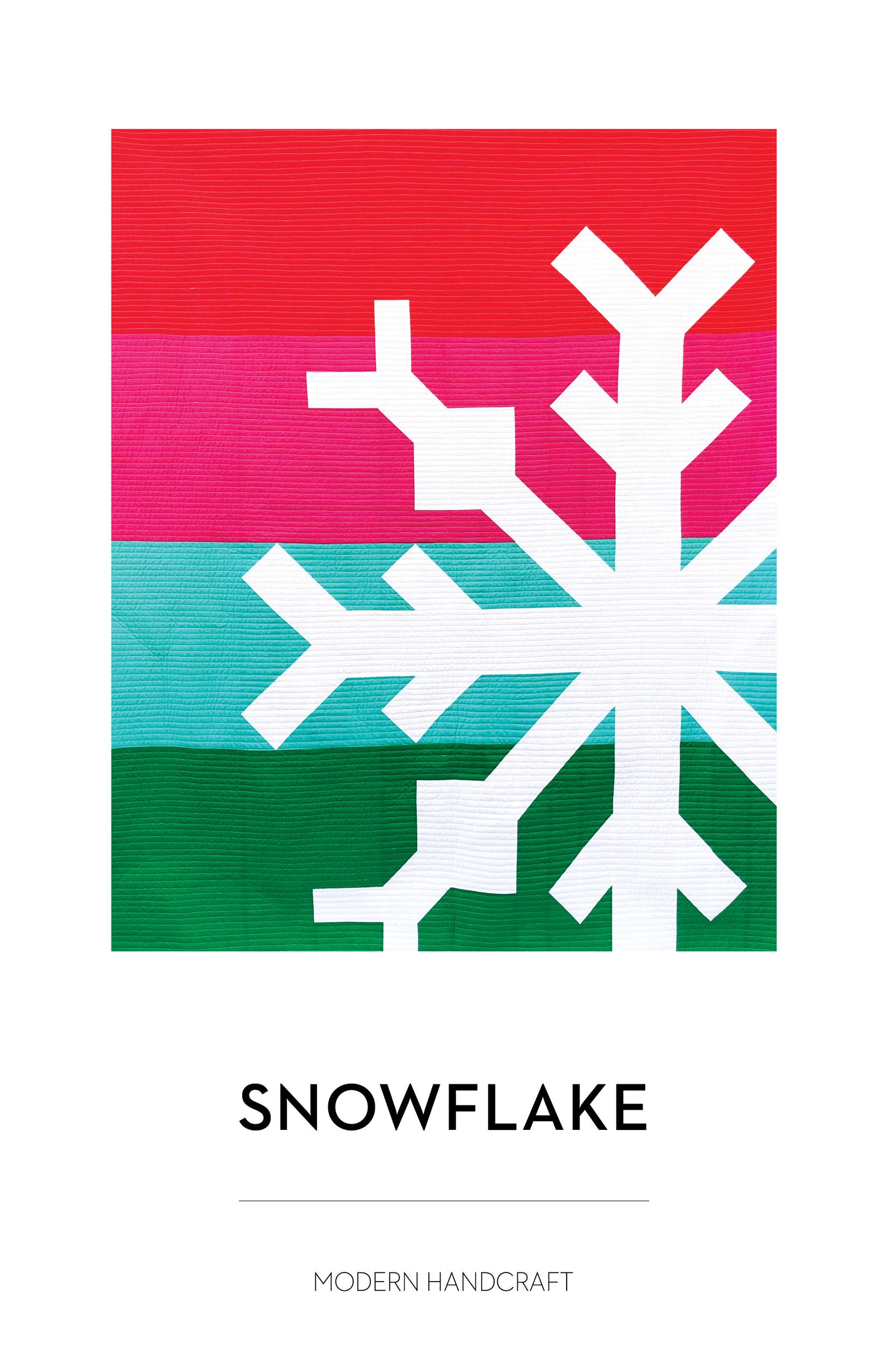 Snowflake Quilt Pattern by Modern Handcraft