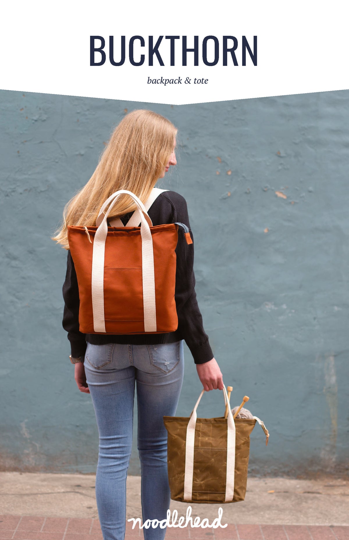 Buckthorn Backpack Tote Sewing Pattern - Sewfinity