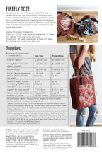 Firefly Tote Sewing Pattern by Noodlehead