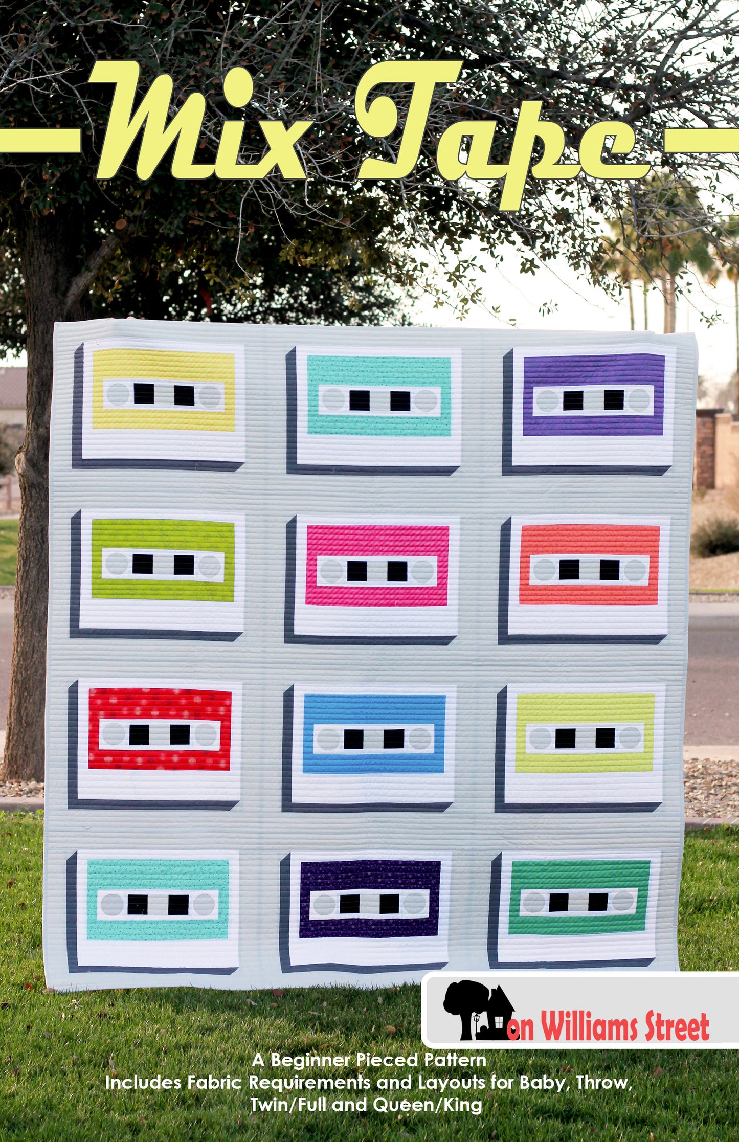 Mix Tape Quilt Pattern by On Williams Street