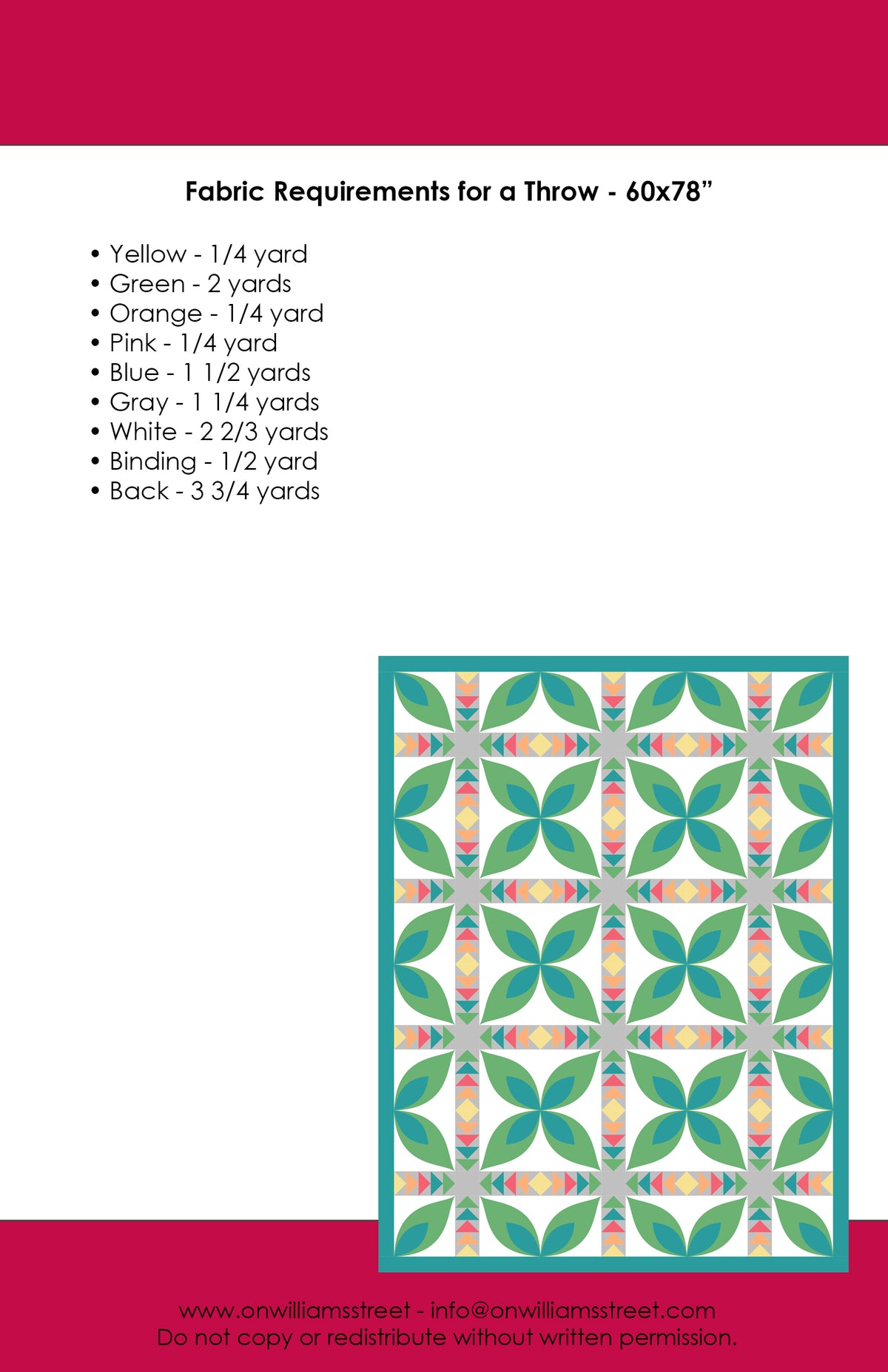 Paradise Quilt Pattern