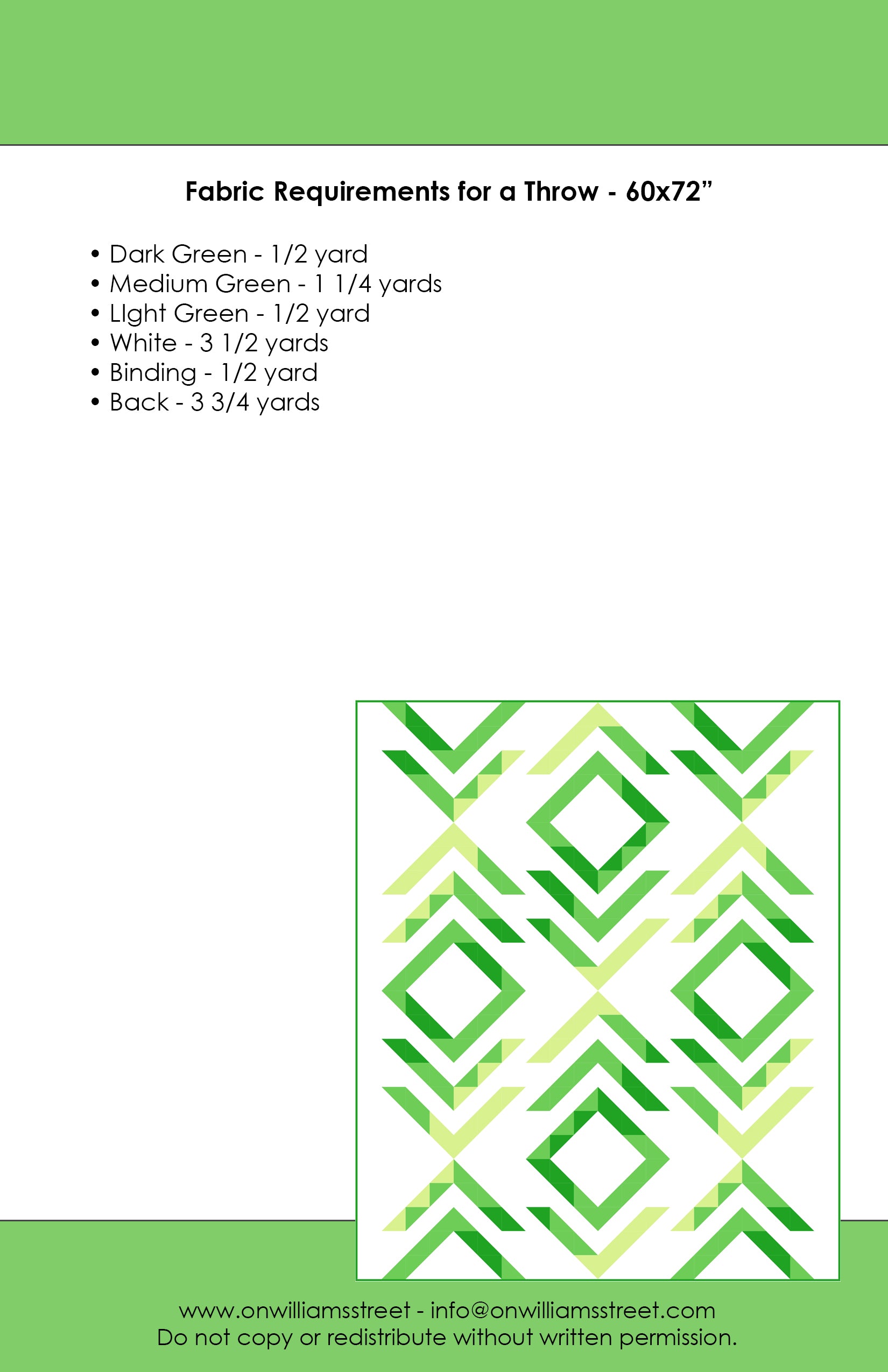 Swish Quilt Pattern