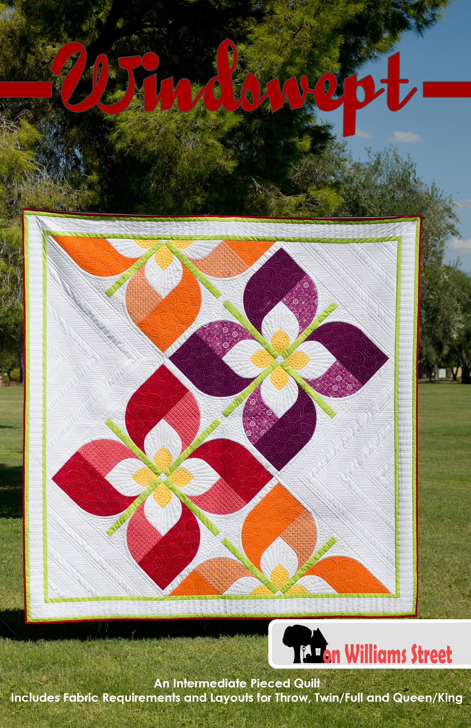 Windswept Quilt Pattern by On Williams Street