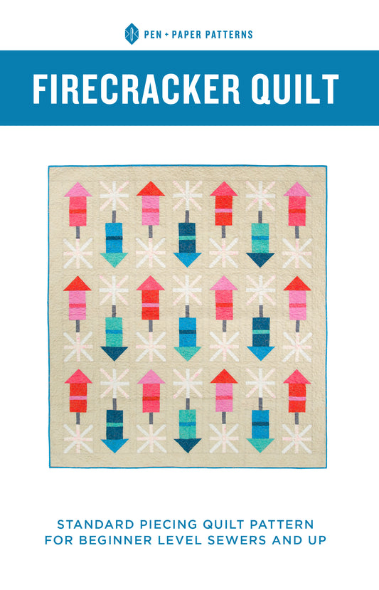 Firecracker Quilt Pattern by Pen and Paper Patterns