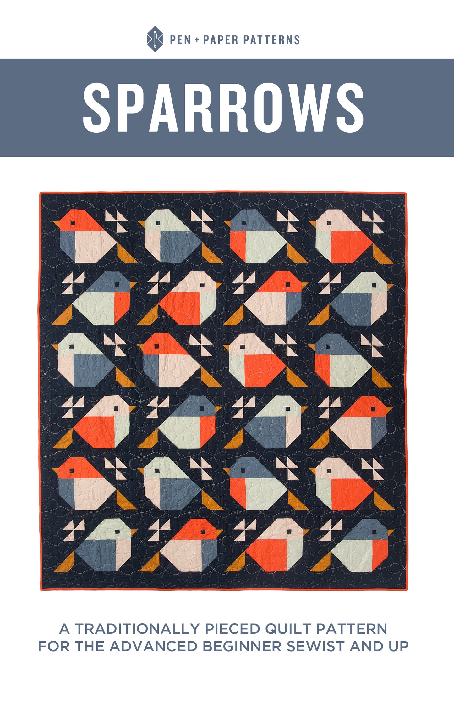 Sparrows Quilt Pattern by Pen and Paper Patterns