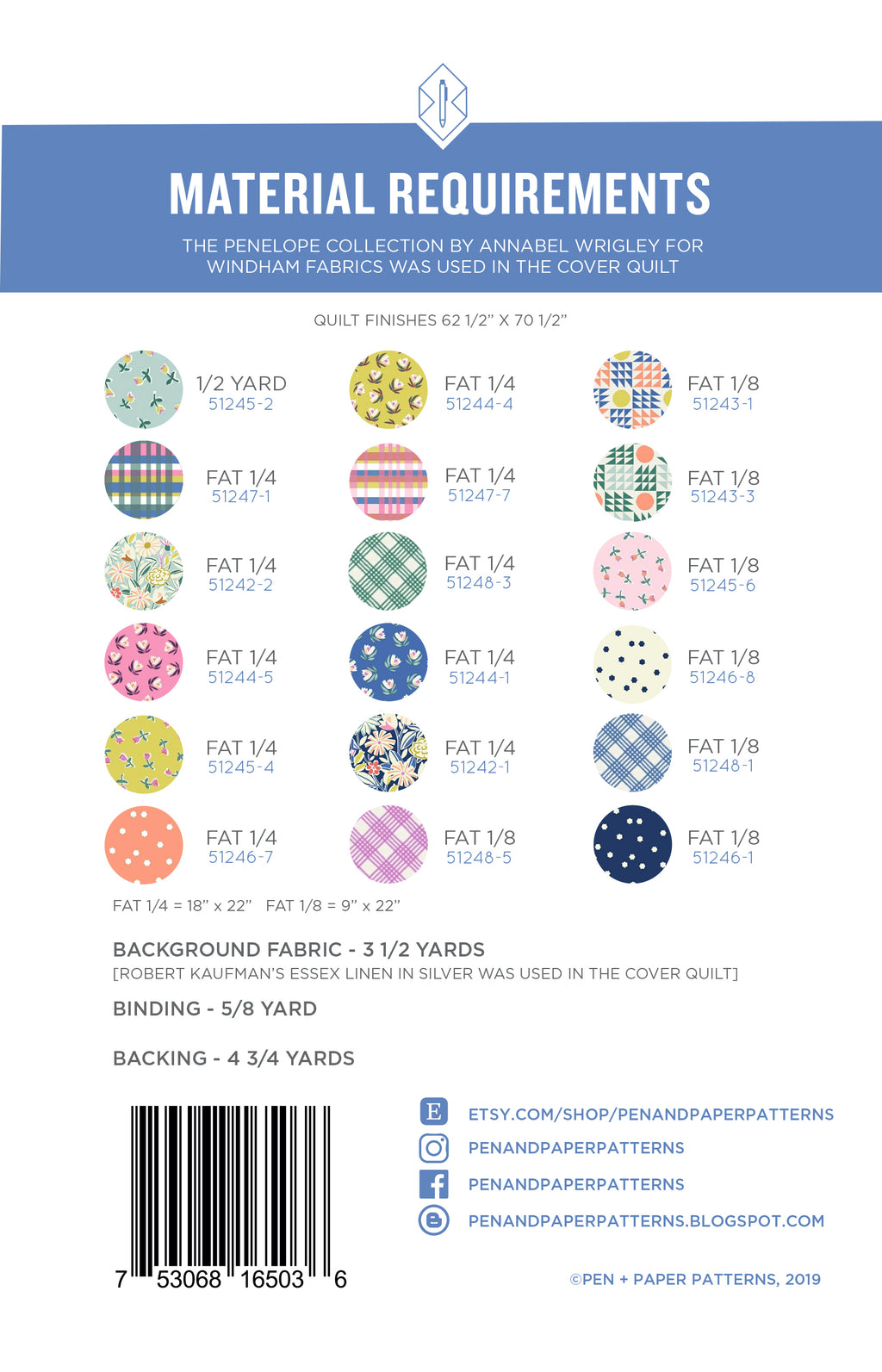 Won't You Be My Neighbor Quilt Pattern by Pen and Paper Patterns