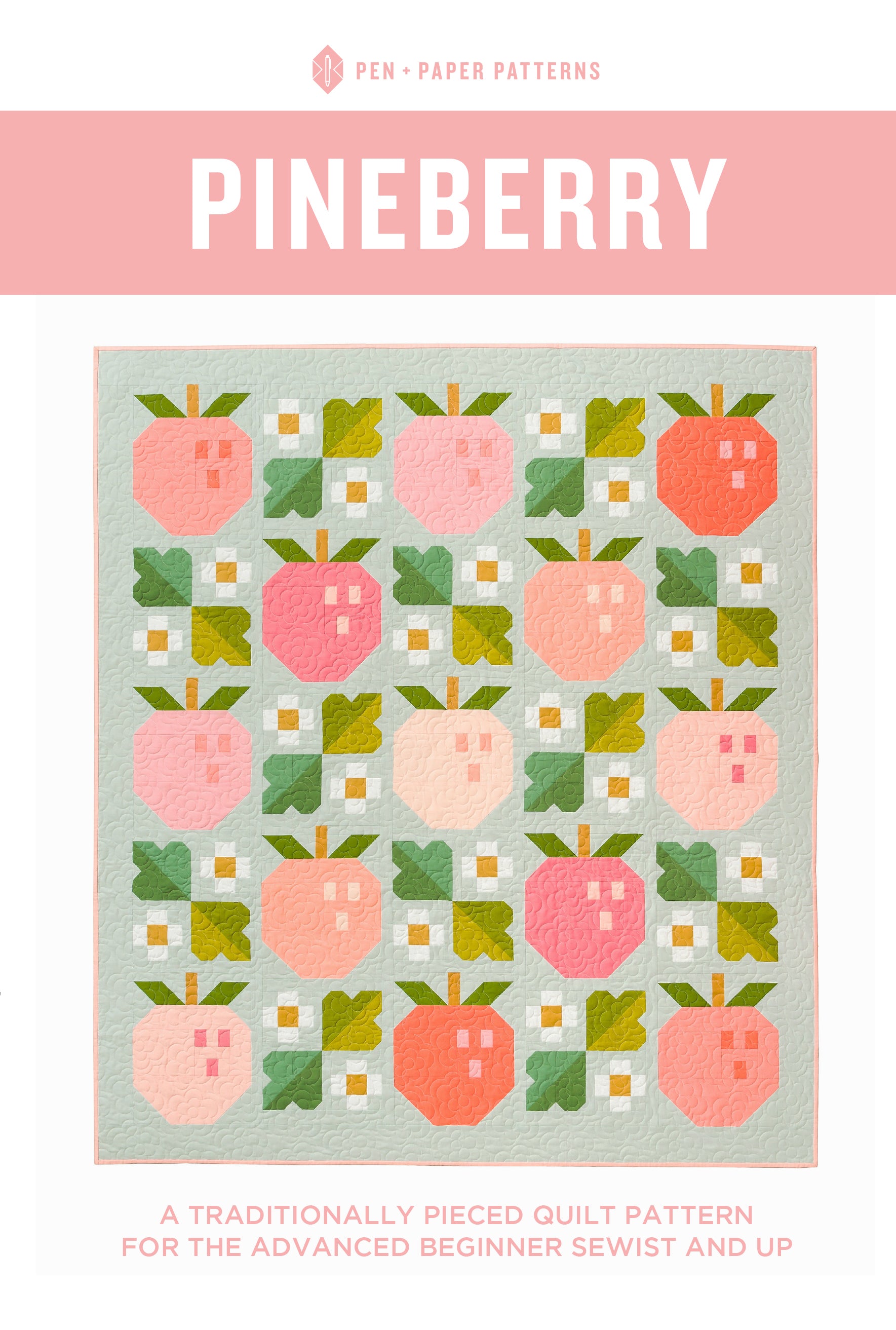 Pineberry Quilt Pattern by Pen and Paper Patterns