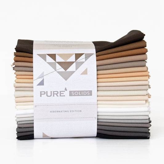 Pure Solids Fat Quarter Bundle - Hibernating - Art Gallery Fabrics