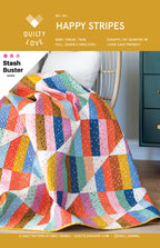 Happy Stripes Quilt Pattern by Quilty Love