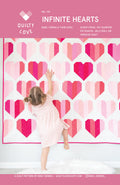 Infinite Hearts Quilt Pattern by Quilty Love