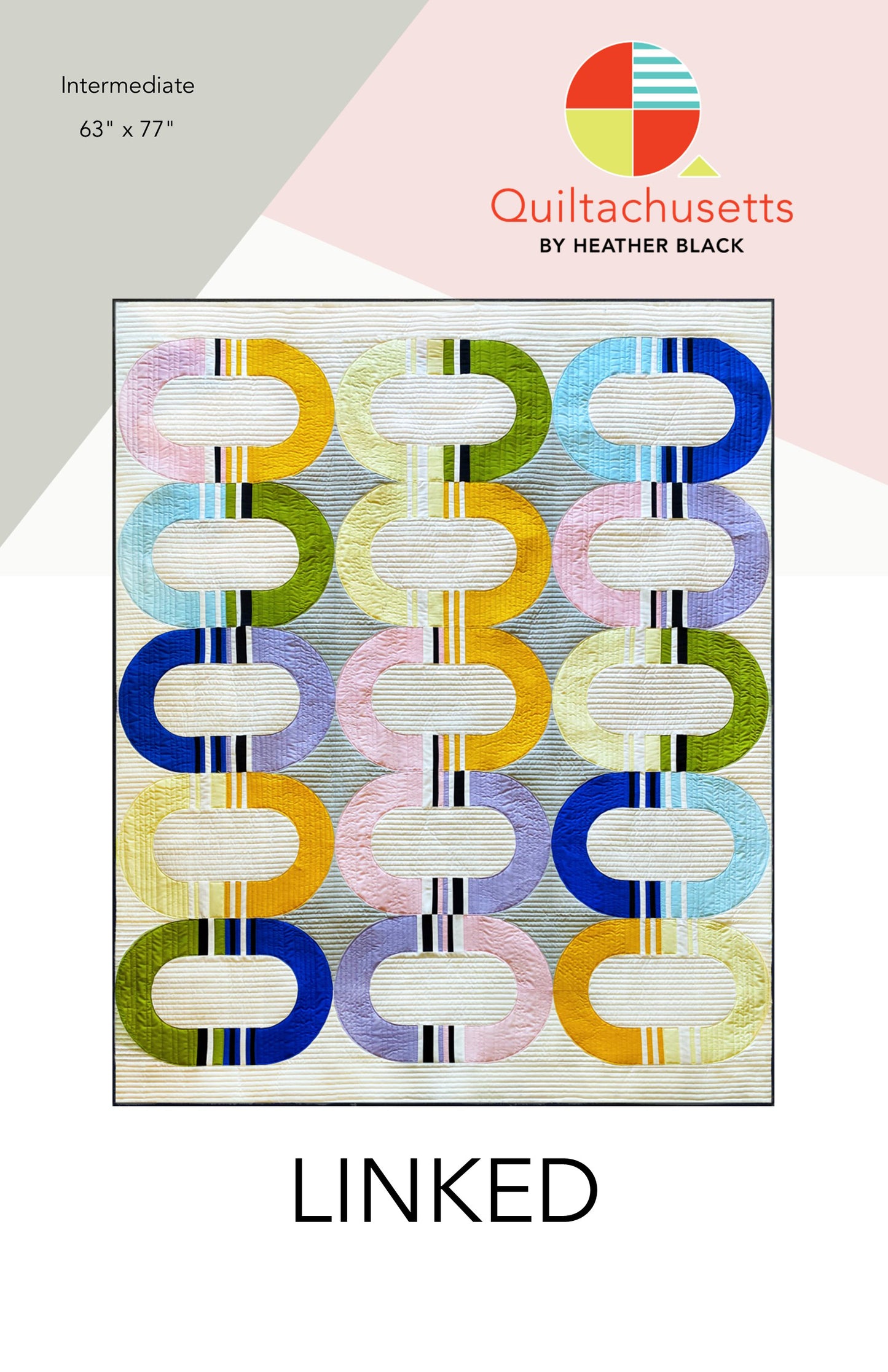 Linked Quilt Pattern by Quiltachusetts