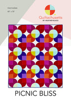 Picnic Bliss Quilt Pattern by Quiltachusetts