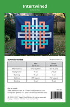 Intertwined Quilt Pattern by Sarah Ruiz Quilts