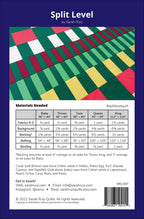 Split Level Quilt Pattern by Sarah Ruiz Quilts