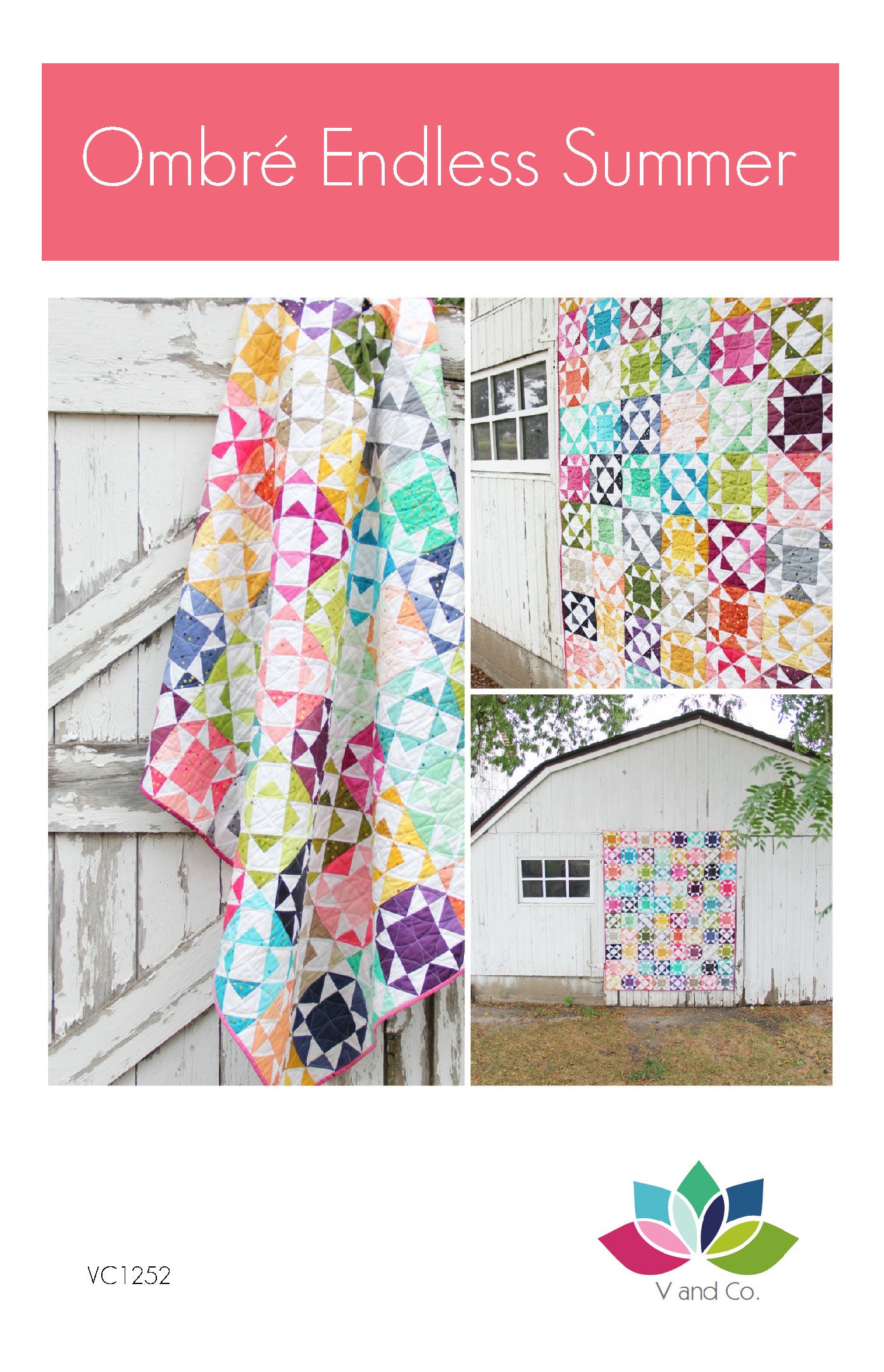 Ombre Endless Summer Quilt Pattern by V and Co