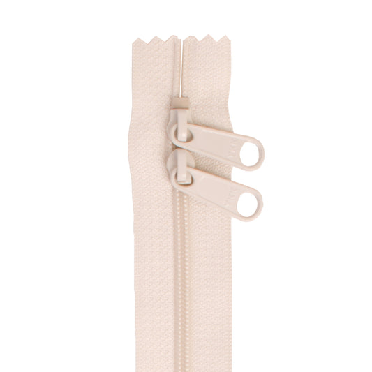 Handbag Zipper - Double Slide - 40in - Ivory