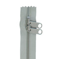 Handbag Zipper - Double Slide - 40in - Pewter