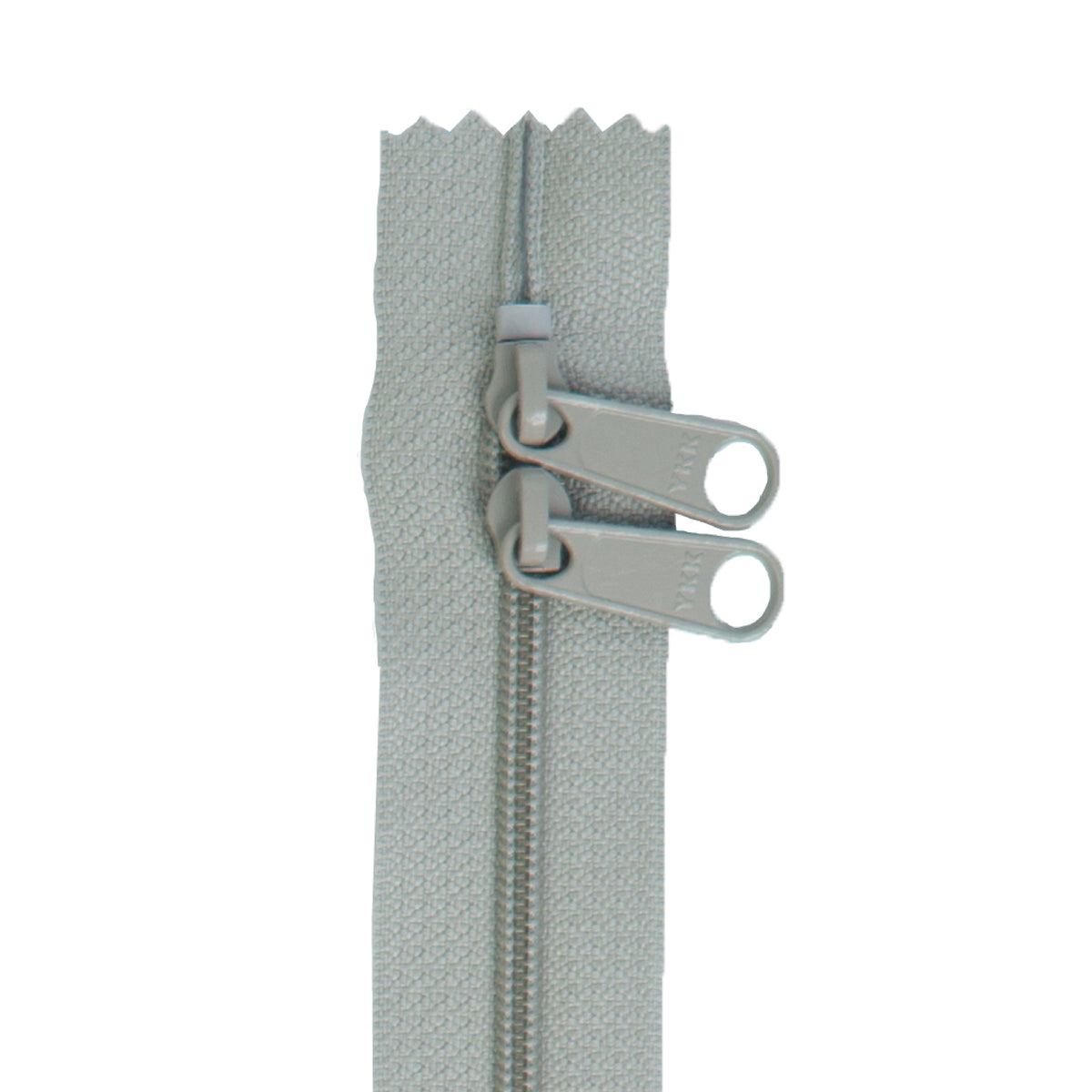 Handbag Zipper - Double Slide - 40in - Pewter