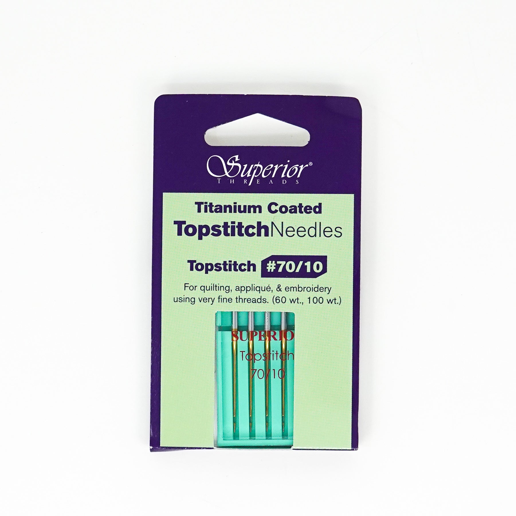 Superior Sewing Machine Needles - Topstitch - 10/70 - set of 5