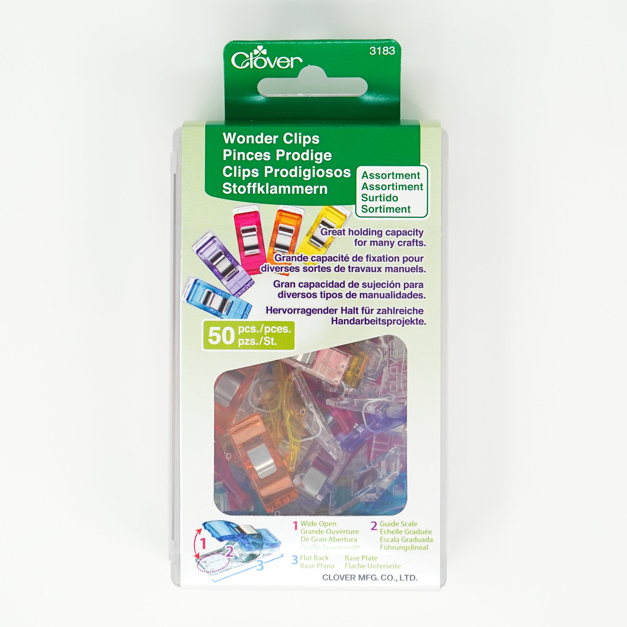 Wonder Clips - Set of 50 - Assorted Colors